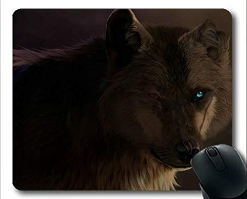YENDOSTEEN Yanteng Mousepads,Scar predator wolf Mousemat (multicolor)