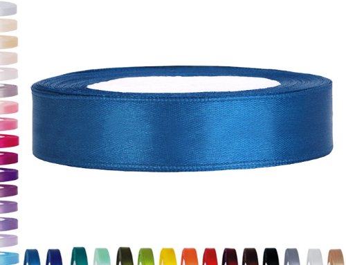 Satinband Dekoband 25 mm breit (blau)