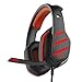 Produktbild Sinbide Stereo Gaming Headset Surround Sound Headset on Ear Gaming Headset Kopfhörer PS4 Headset Stereo Xbox One Kopfhörer Gaming Headset Over-Ear-Kopfhörer mit Mikrofon (schwarz und rot)