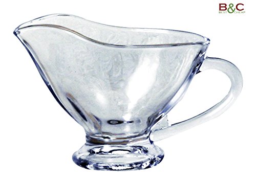 Glass Gravy Boat Desire Measures: cm H cm. 9 x 15