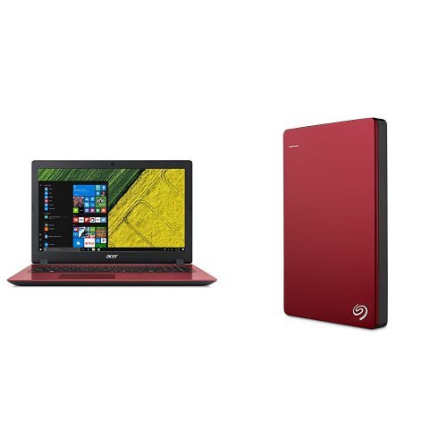 Acer Aspire 15 5-Inch Notebook  Intel Core i3-6006U Processor  4 GB RAM  128 GB SDD  HD Graphics 520 Graphics  Windows 10 Home    2TB Seagate Backup P