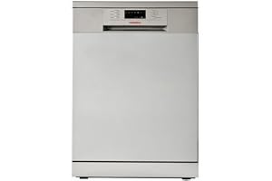Tornado Freestanding Dishwasher 13 Place Settings, 6 Programs, 2 Racks, A++ Energy Rating, Quiet Operation Low Noise, Mini programme, Half-load,Stainless Steel Tub, TDG-JN1363-BSU Silver