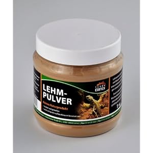 Lehmpulver - braun 1 kg in Dose