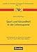 Produktbild Sport und Gesundheit in der Lebensspanne: Jahestagung der dvs-Kommission Gesundheit vom 10.-11. April 2008 in Bad Schönborn (Schriften der Deutschen Vereinigung für Sportwissenschaft, Band 174)