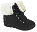 NEW LADIES FAUX FUR GRIP SOLE WOMENS WINTER ANKLE BOOTS TRAINERS SHOES SIZE 3-8