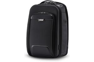 HARISSONS Odyssey Business Travel Laptop Backpack | 40L | Fits 15.6" Laptop | Water-Resistant Dobby Polyester & Vegan Leather | Work, Commute & Travel | Anti-Theft Pocket, Ergonomic Design