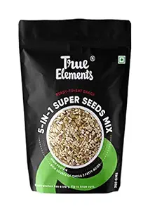 True Elements 5 in 1 Mix Seeds 250g - Seeds for Eating | Roasted Seeds | Healthy Snacks | Diet Food for Weight Loss