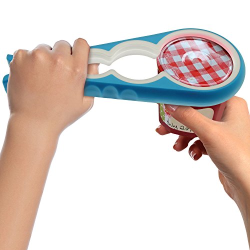 igadgitz Home 4 in 1 Easy Twist Gummi Griff rutschfest Glas Flasche verschiedene Größen Öffner Küchengerät - 2