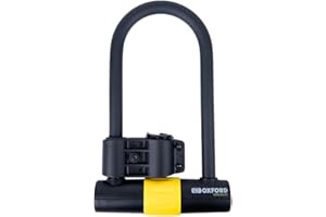 Oxford Magnum Ultra Strong Motorcycle U-Lock (177x260mm) with Bracket LK223