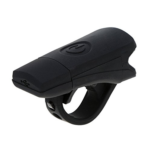 Fahrrad vorderes Licht – TOOGOO(R) Fahrrad Vorderes Licht Scheinwerfer Wasserdichte Montage USB 8.5 * 4 cm Schwarz - 4