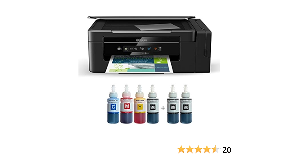 Epson L382 Rechargeable Multifunctional Inkjet Printer, Scanner and Copy  Machine to inclus: Amazon.de: Computer \u0026 Accessories