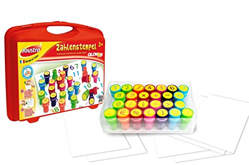 Preisvergleich Produktbild Joustra Glow2B Germany 1741497 - Zahlenstempel