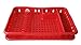 Produktbild GESCHIRRABTROPFKORB 33x49x9cm Abtropfständer Abtropfgestell Abtropfkorb 99 (Rot)