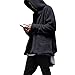 Produktbild LOLIANNI Herren Mantel Casual Lose Doppelseitige Plüsch Hoodie Mantel Top Outwear Kapuzen Dicker Strickjacke Pullover Mens Slim Fit Hooded Knit Sweater Mode Long Trench Coat Jacket