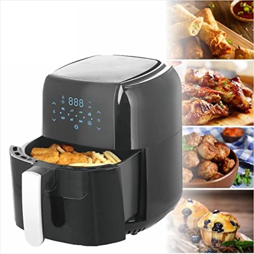 EcoFry 55L719JSN, Friggitrice ad aria calda senza olio, Nero, 5.5 L