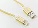 Produktbild BSI 5ft./1.5m LONG Metallic 2.4-Amp High Quality USB Charge/Sync Cable For iPod Nano 7th Generation / Touch 5th Generation 16GB/32GB/64GB (Gold)