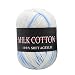 Produktbild MingXiao Garn Weiche 50g Baumwollhandschuh Weben Gemischtes Stricken Häkeln Tuch Weiche Wollgarn Baby Baumwolle DIY Handwerk Luxuriös weich zum Stricken, Häkeln