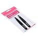 ETEREAUTY Eyebrows Tweezer Slant Stainless Steel Eyebrow Plucking 2 Pieces