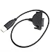 Produktbild Semoic USB 2.0 zu 7 + 6 13Pin SATA Laptop CD/DVD/Blu-ray optisches Laufwerk Adapterkabel
