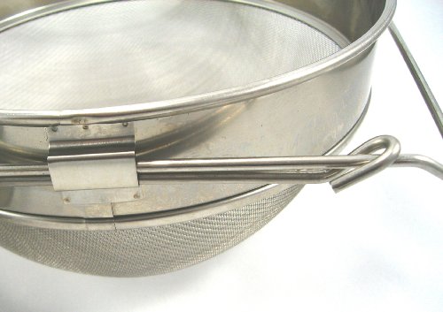 Simonthebeekeeper – Imker Edelstahl Doppel Honig Sieb – Durchschlag - 3