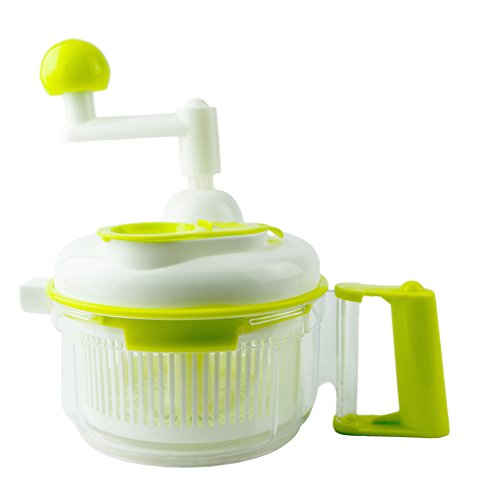 Kitchenninjia Multi-Funktion 4 in 1 Zerkleinerer Salatschleuder Gemüse Mixer und Eidottertrenner - 5
