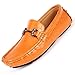 Produktbild Apragaz Herren-Fahrschuhe, Persönlichkeit Geprägtes Leder Anti-Rutsch-Slipper Sommer Gemütliche Runde Kappe Metallschnalle Freizeitschuhe (Color : Braun, Größe : 39 EU)