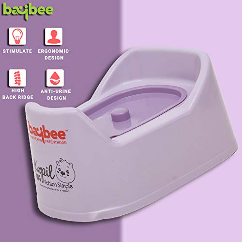 Baybee Baby Potty Training Seats -Potty Toilet with Removable Tray &Potty Chair Cum Seat BPA Free - Kids Toilet Seat with Handle 0-5 Years for Toddler Boy's Girl's