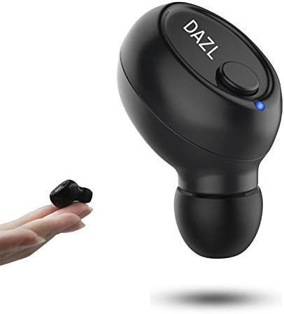 Bluetooth Headset Mini Car Headphones Magnetic Charging Wireless Invisible In-Ear Earbuds Mic Hands-Free Calls Sports Earphone with 6pcs ear-tips Earpiece for IOS iPhone Android Smartphones, Black