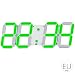 Produktbild LED Skeleton Hohlwand- Wecker Multi-Funktions-Timer 24/12 Stunden-Anzeige elektronische Digitaluhr mit Fernbedienung Sunlera
