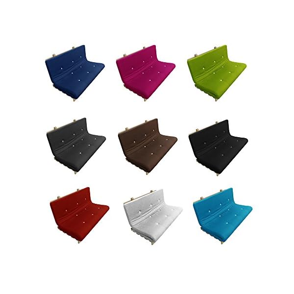 My Layabout Solid memory Foam Futon Mattress | Roll Out/Fold up Guest Bed | 10 Colours | 3 Sizes.
