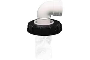 YOUANY Filtre À Couvercle IBC, 163mm/245mm Filtre Cuve IBC Couvercle, Couvercle De Réservoir IBC avec Filtre en Nylon, IBC Couvercle Filtre À Eau De Pluie, pour Réservoir d'eau De Pluie IBC 1000 litres