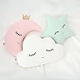Shivay International Plush Pillow Moon Star Cloud Shape 3 Pcs Pillow Set Home Decoration & Birthday Gift for Cute Baby Cushion Pillow