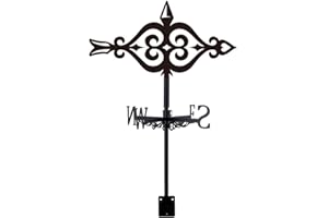 SUPERDANT Vintage Arrow Weather Vane Arrow Metal Weathervanes Kangaroo Family Wind Direction Indicators Black Metal Wind Vanes Signs for Roof Garden Farmhouse Ourdoor Yard Shed Decoration