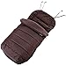 XXL Large Luxury Foot-muff And Liner For Maclaren Techno XT - Hot Chocolate (Brown)