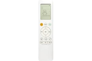 AZWOK Mando a distancia RG10A de repuesto para aire acondicionado Midea AC RG10A/BGEF RG10A (B2S)/BGEF