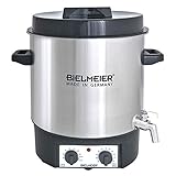 Bedienungsfreundliche Temperatursteuerung von 30 bis 100 Grad ermöglicht Kochen und Warmhalten