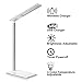 Produktbild YLJYJ Wireless Charging LED Schreibtischlampe, 4-Farben einstellbar, 5-Level Touch Dimmer, Timer Abschaltung, USB Ladeanschluss, Dimmbare Klapp Tischlampe Nachttischlampe, White