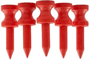 TH GOLF Lot de 100 tees de golf en bambou | Plusieurs couleurs et tailles | Tees de golf Castle | Tees de golf standard | Tees de golf en bambou respectueux de l'environnement et durable