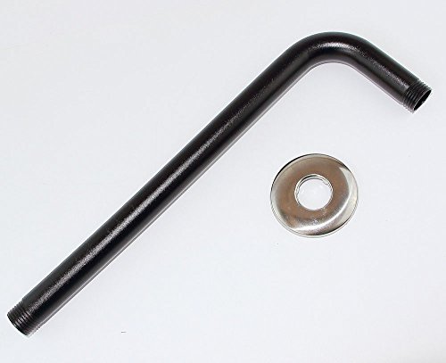 30cm Zulaufarm Wandarm für Duschkopf Duschbrause (Arm-Schwarz) - 2