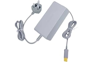 WICAREYO Power Supply AC Power Adapter UK Plug, Compatible for Wii U Console