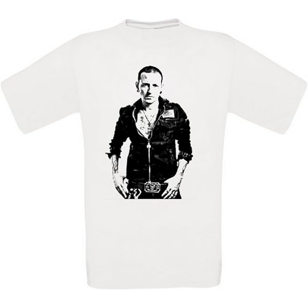 T-shirt Homme Rock Chester Bennington - Impressions Groupe Nu Metal, Manches Courtes, Coté Fan Musique - 5