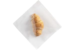 TP4U - 200 Film Fronted Paper Bags 10'' x 10'' Cellophane White Clear Display Window - Various Sizes (10'' x 10'')