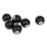 6 pedazos agradables pelotas de golf de la novedad de los deportes, grandes para poner