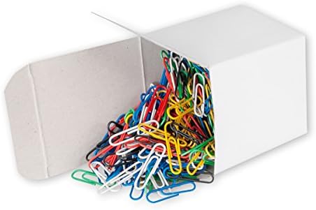 Victory Office 661 Plastic Coated Paper Clips 26 mm Pack of 1000 – Multi Colours