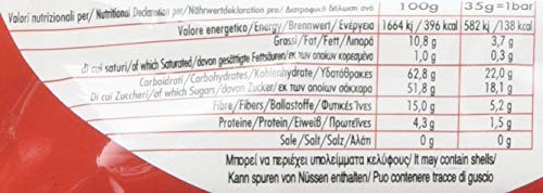 I.D Fruit Bars Apfel Riegel mit Walnüssen ganz natürlich - hochfaserverstärkt - Display Box mit 12 Bars, 420 g