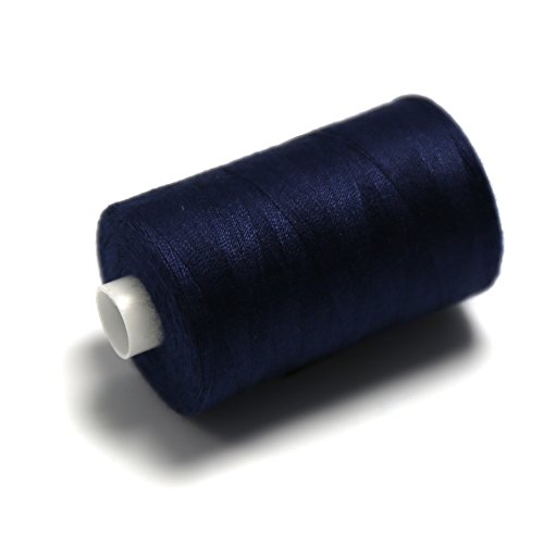 1x Nähgarn dunkelblau aus Polyester universell für die Nähmaschine 1000Y [914,4 m] 40/2 [120]
