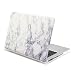 Produktbild se7enline weiß Marmor Muster Print Frosted Gummi Coated Hard Shell Cover für MacBook 33 cm Macbook pro 13 (Model A1278)
