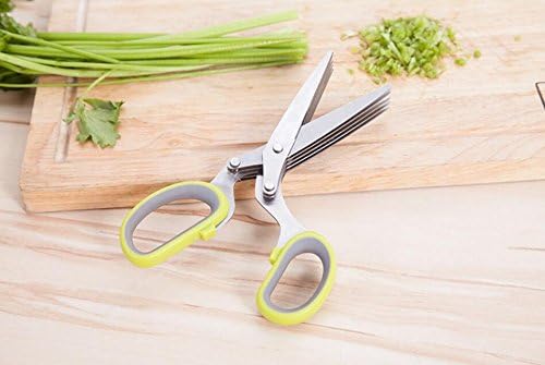 SHMGG Kitchen Shear Multipurpose and Stainless Steel 5 Layer Vegetables Shredding Scissors