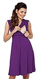 Zeta Ville - Damen Still Kleid Diskretes Stillen Skaterkleid Schwangere - 808c