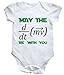 HippoWarehouse MAY THE FORCE BE WITH YOU baby vest boys girls